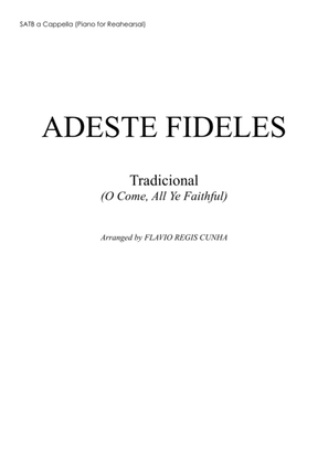 Book cover for Adeste Fideles (O Come, All Ye Faithful) - SATB a Cappella