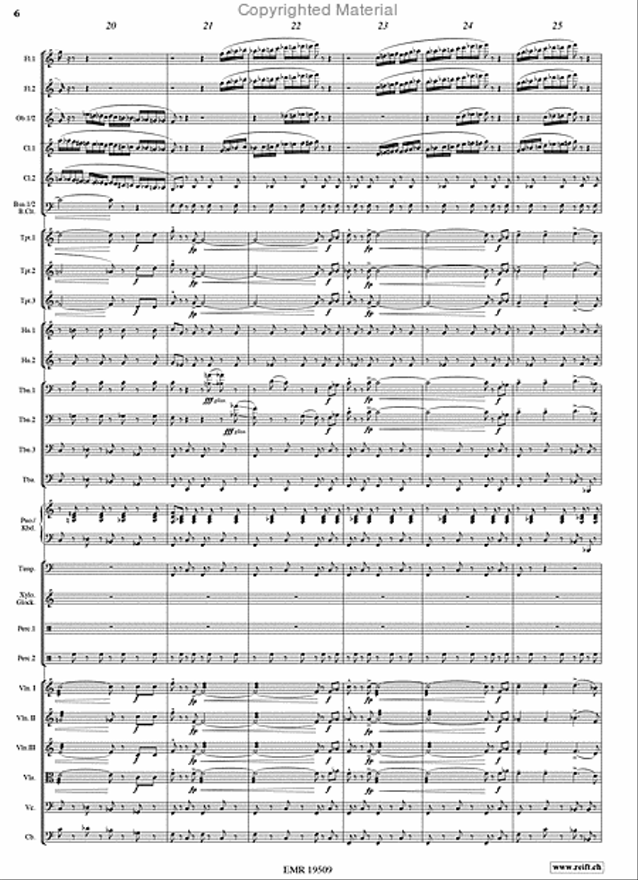 Taras Bulba Orchestra scores gallery preview page 6