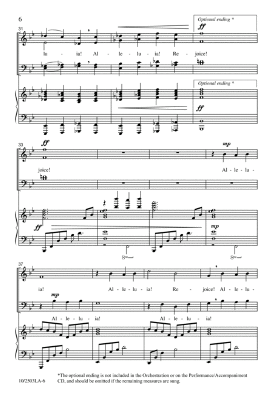 Easter Joy Easter Joy 4-Part scores gallery preview page 6