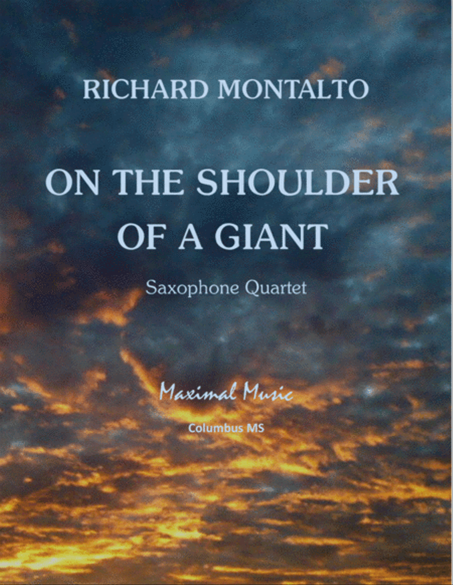 On the Shoulder of a Giant Woodwind Quartet scores gallery preview page 1