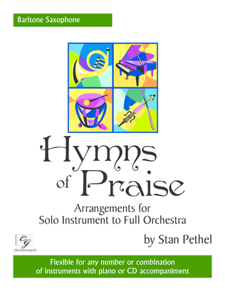 Book cover for Hymns of Praise - Baritone Saxophone