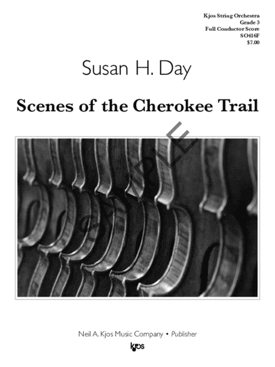 Scenes Of The Cherokee Trail - Score