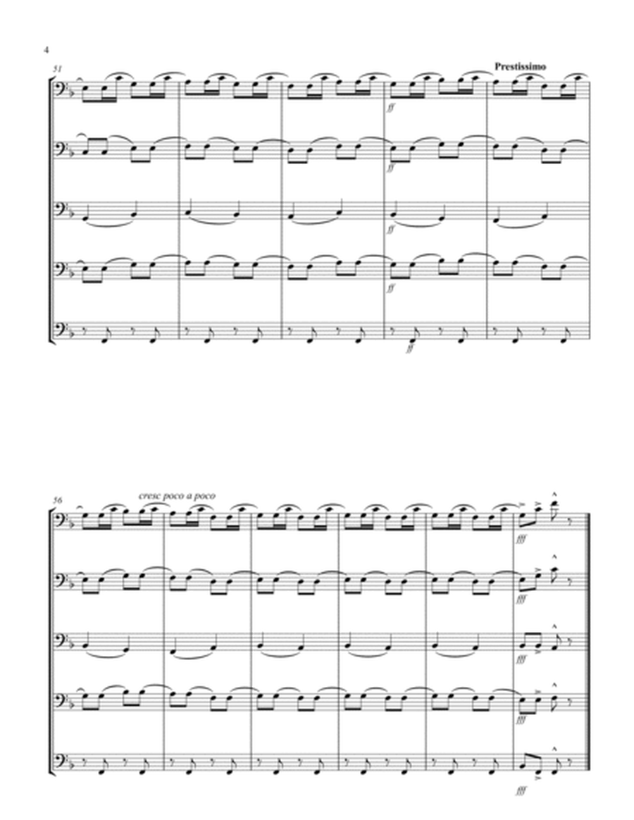 Russian Dance ("Trepak") (from "The Nutcracker Suite") (F) (Trombone Quintet)