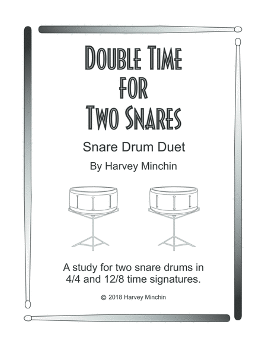 Double Time For Two Snares Percussion scores gallery preview page 1