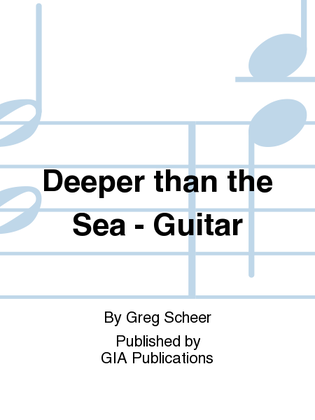 Book cover for Deeper than the Sea - Guitar edition