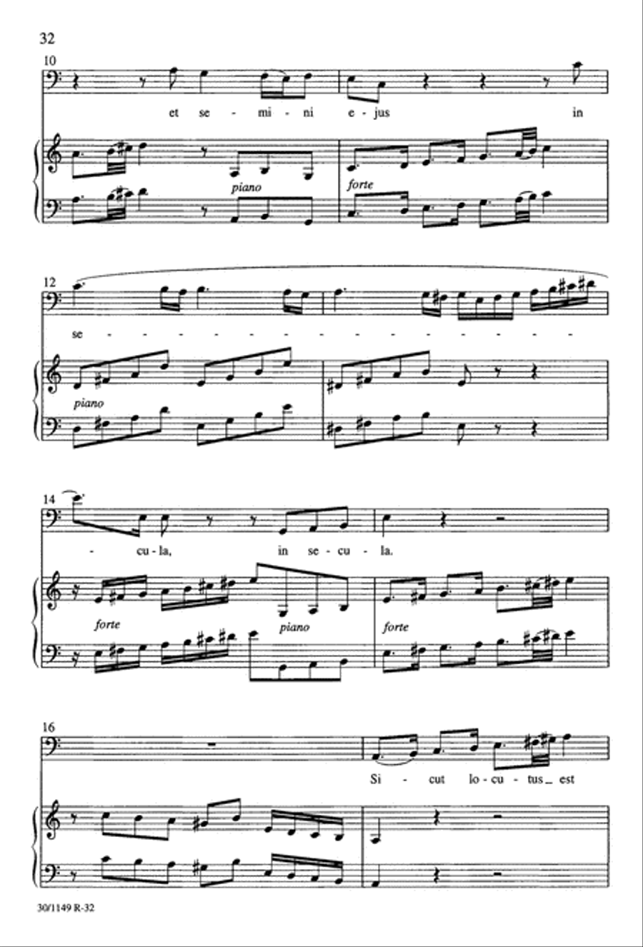 Magnificat in F - Choral Score 4-Part scores gallery preview page 42