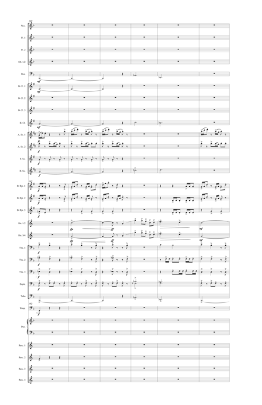 With Voice of Triumph Raised Concert Band scores gallery preview page 31