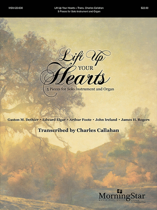 Book cover for Lift Up Your Hearts: 5 Pieces for Solo Instrument and Organ