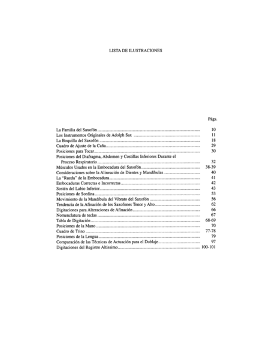 El Arte de Tocar el Saxofón Saxophone scores gallery preview page 10