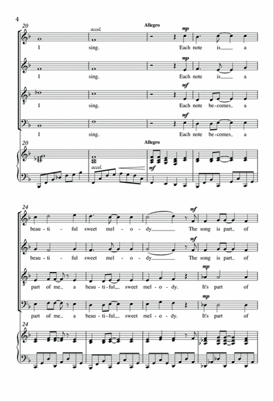 When I Sing 4-Part scores gallery preview page 4