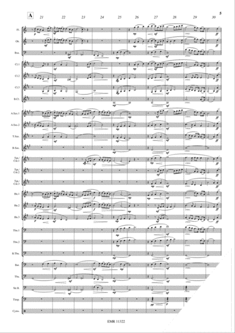 Casualties Of War Concert Band scores gallery preview page 6