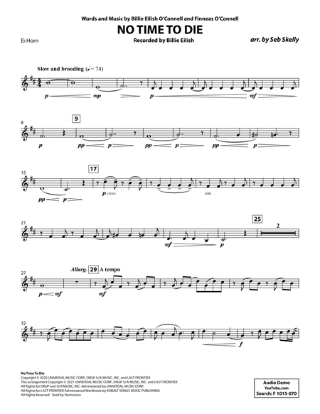 No Time to Die (for Brass Quintet) (arr. Seb Skelly) - Eb Horn