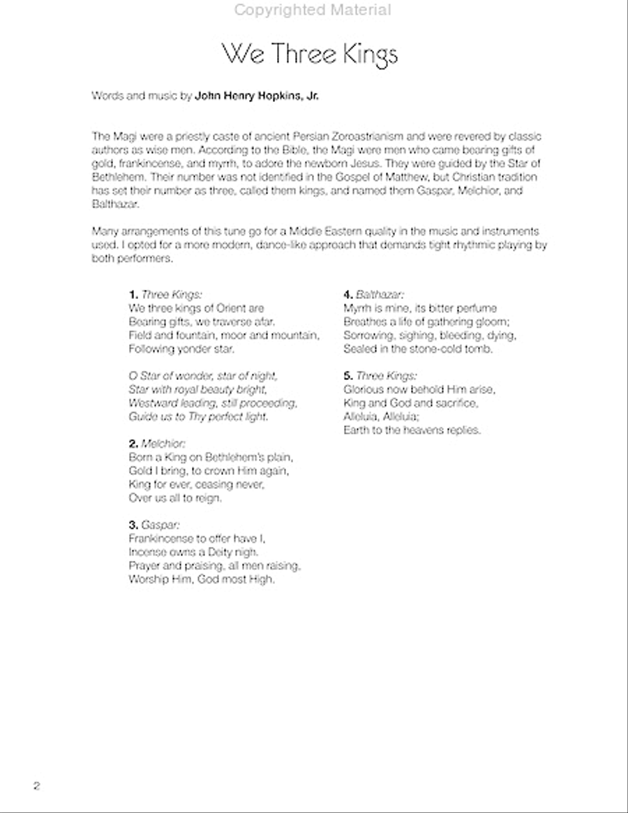 Winterludes for Two Winterludes for Two Marimba scores gallery preview page 5