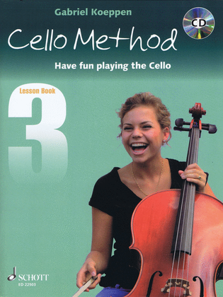 Book cover for Cello Method - Lesson Book 3