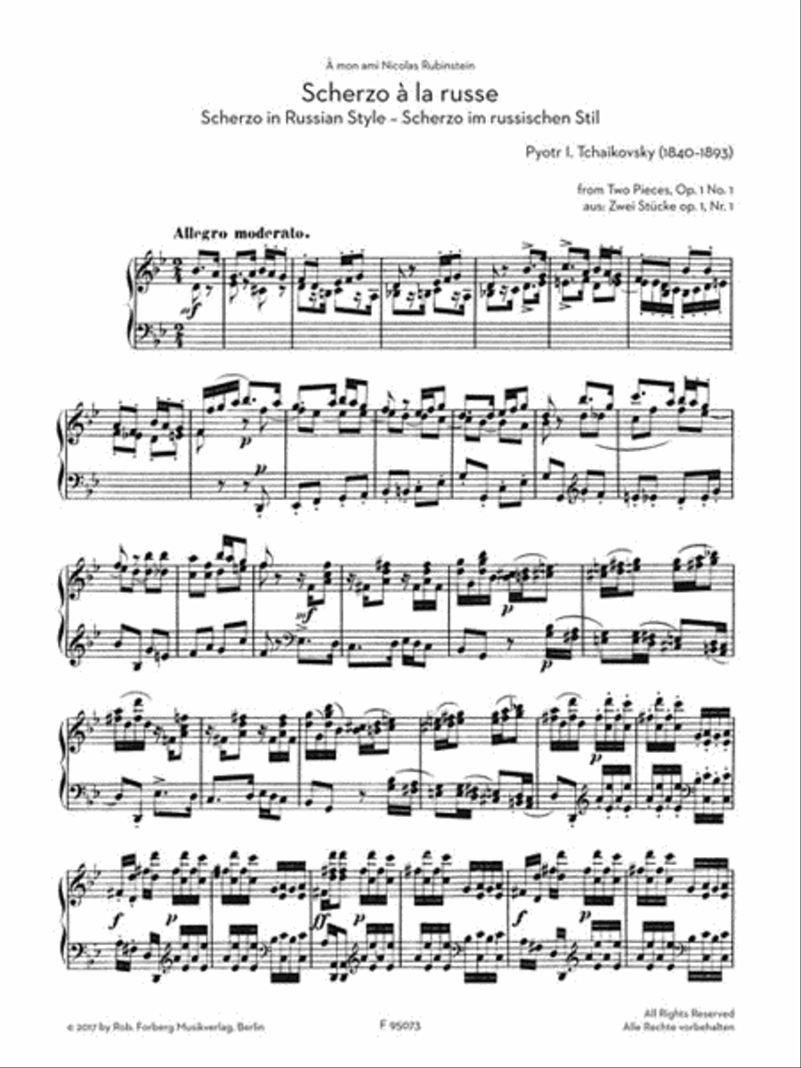 Tchaikovsky: Piano Collection Piano Solo scores gallery preview page 2