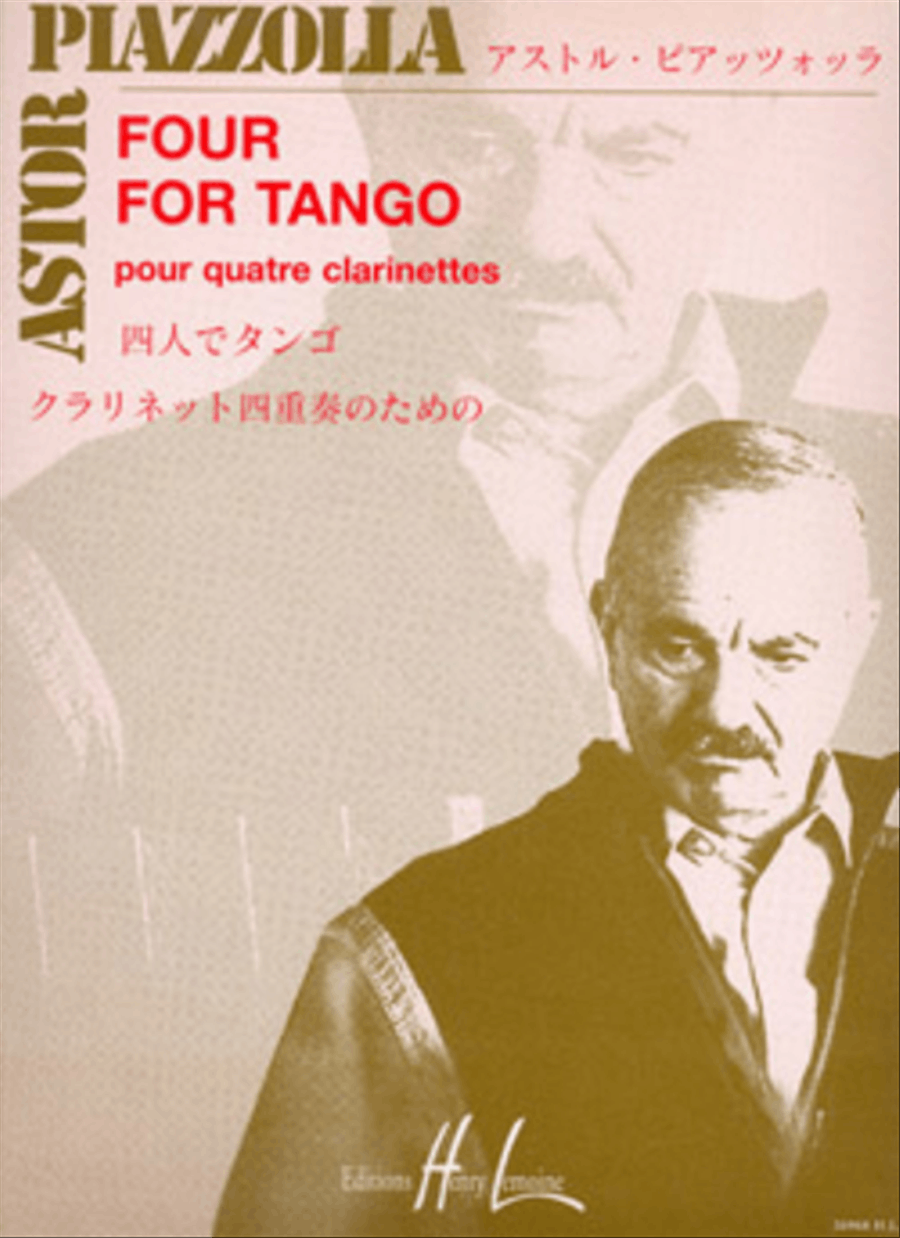 Four For Tango Clarinet Quartet scores gallery preview page 1