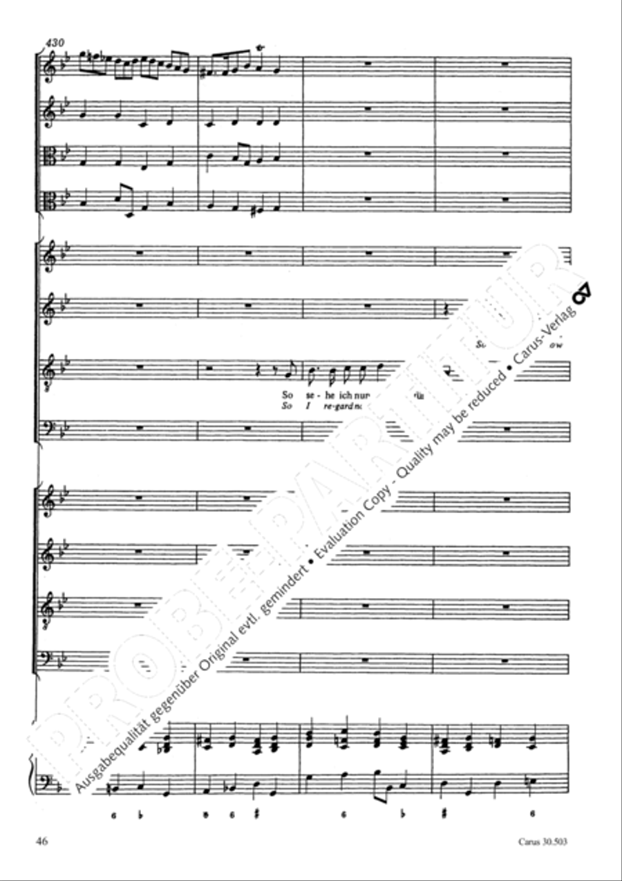 My beloved, you are fair (Meine Freundin, du bist schon) 4-Part scores gallery preview page 49
