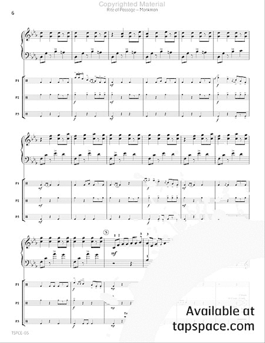 Rite of Passage Percussion Ensemble scores gallery preview page 9