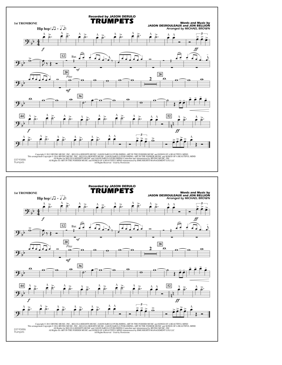 Trumpets - 1st Trombone