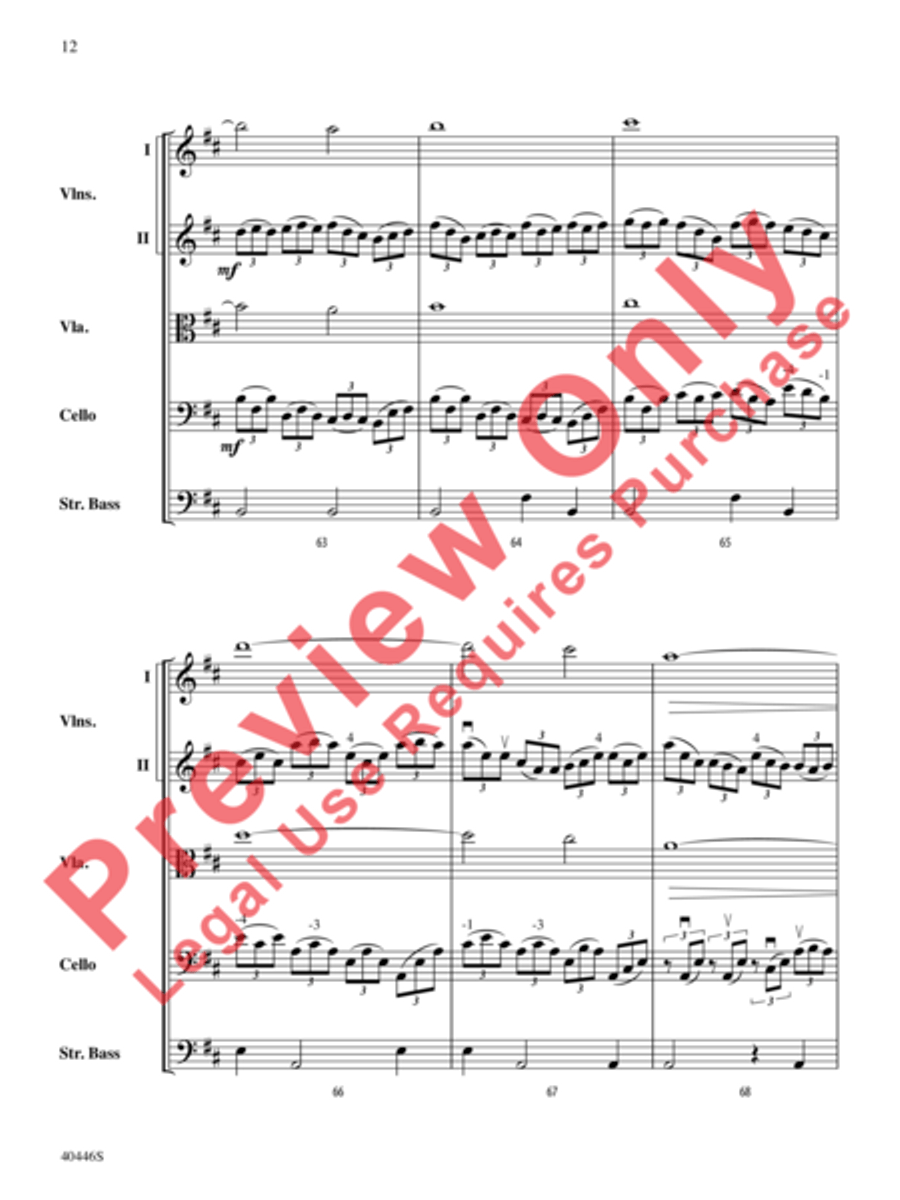 Apotheosis String Orchestra scores gallery preview page 13