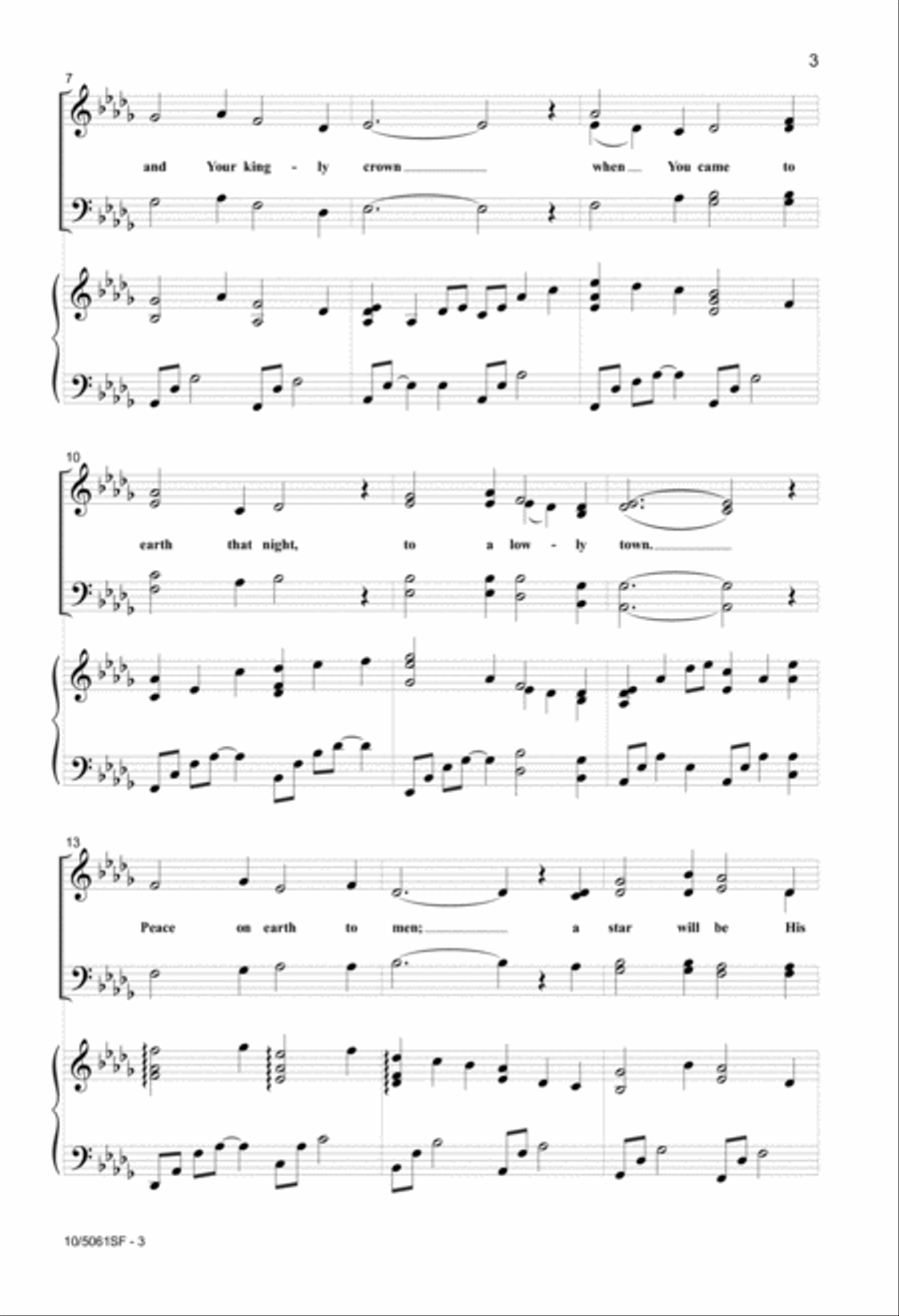 O Come to My Heart O Come to My Heart 4-Part scores gallery preview page 3