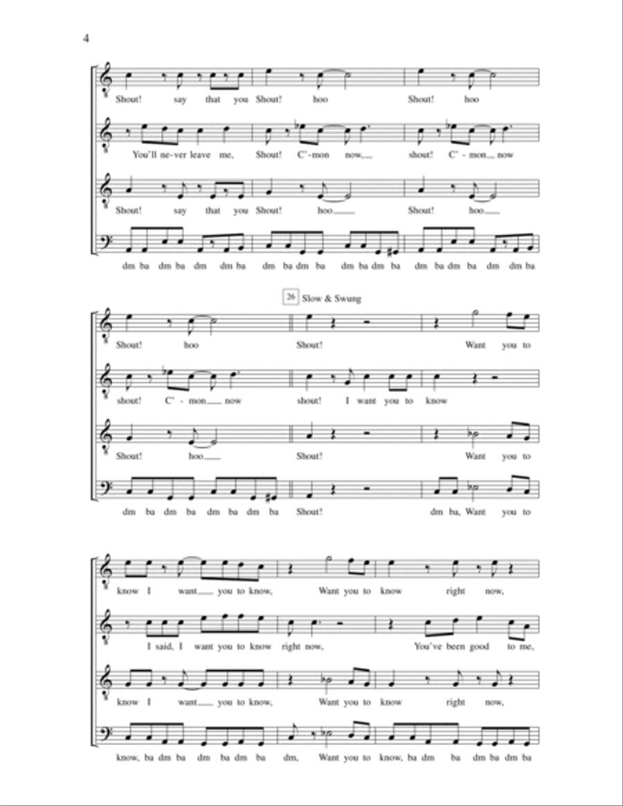 Shout TTBB scores gallery preview page 4