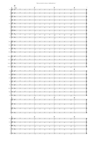 Warmup Chorales for orchestra image number null