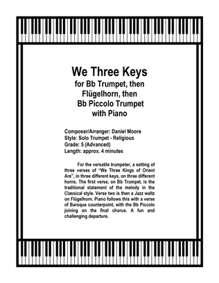 We Three Keys for Various Trumpets and Piano