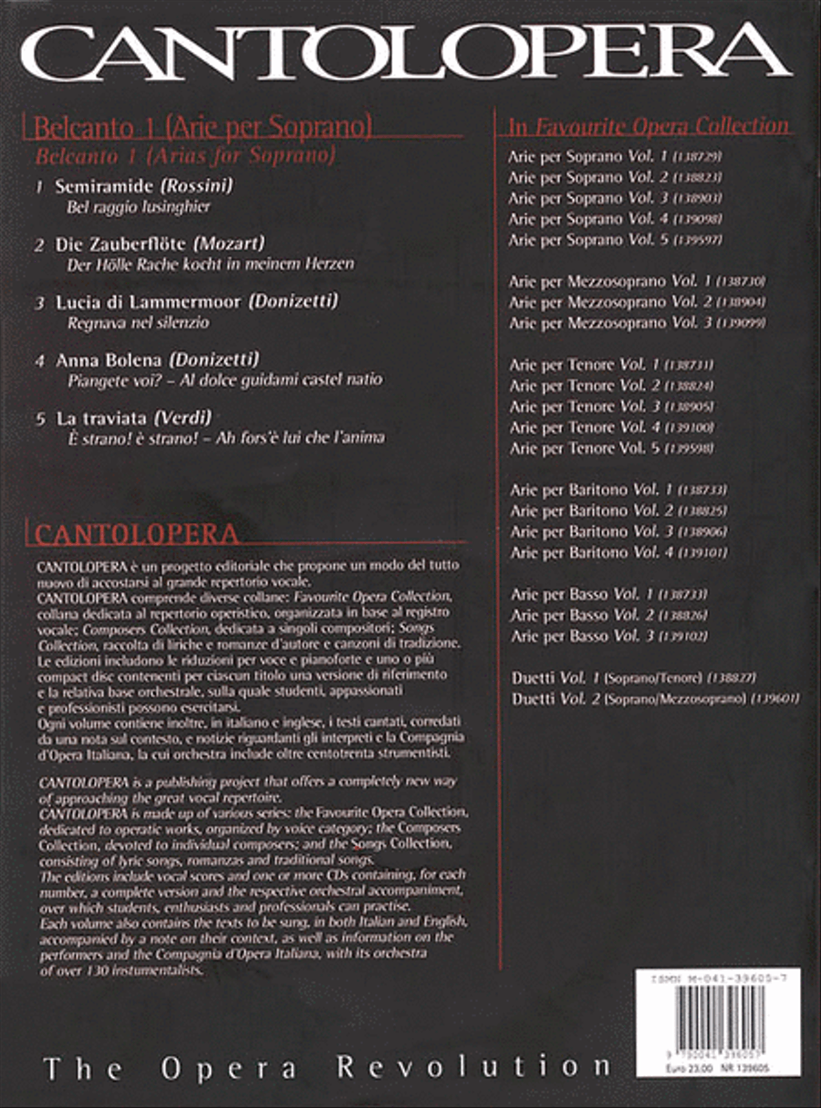 Belcanto Arias for Soprano – Volume 1 Voice Solo scores gallery preview page 2