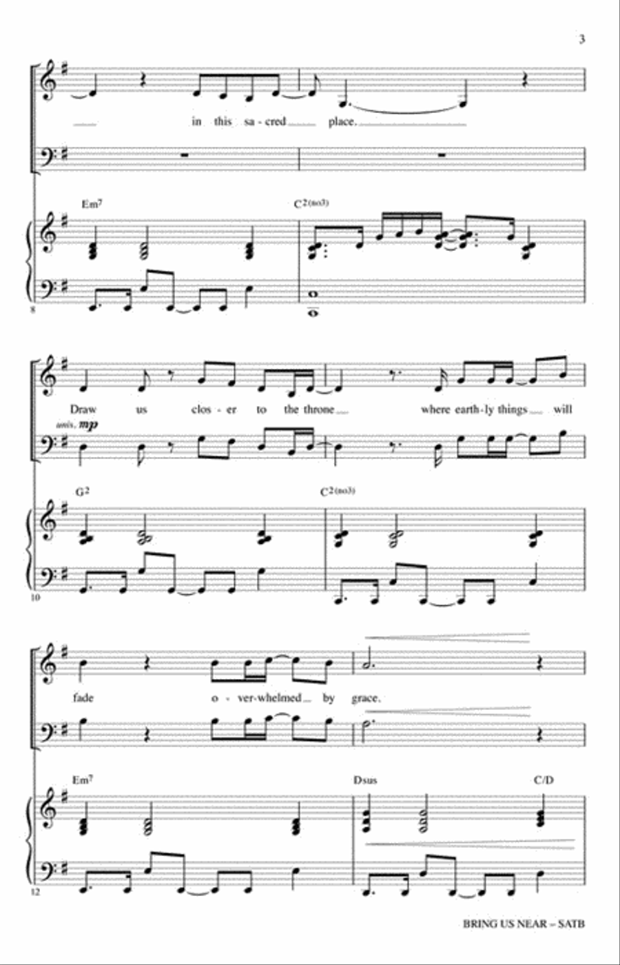 Bring Us Near Bring Us Near Choir scores gallery preview page 3