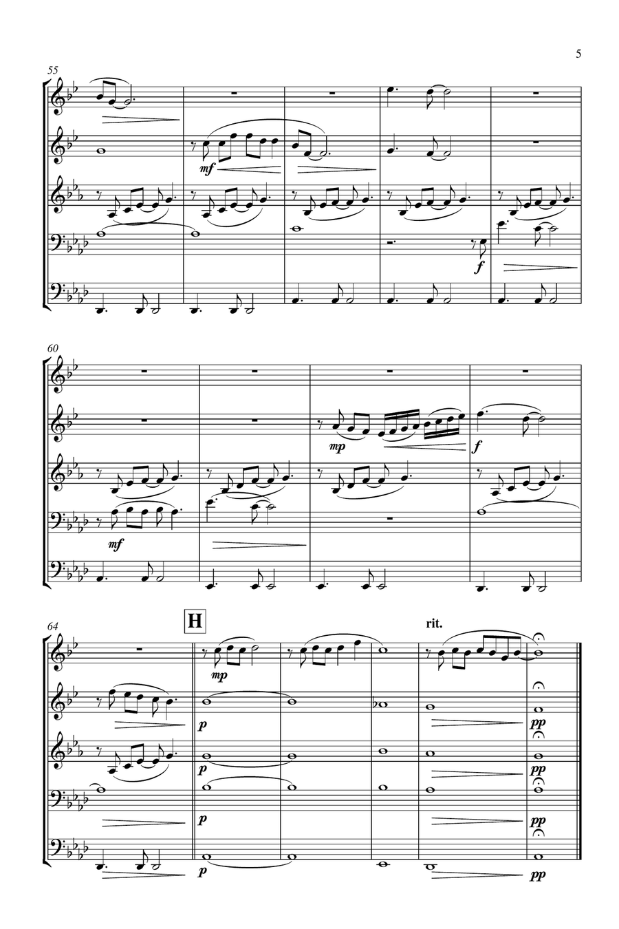Yellow Brass Ensemble scores gallery preview page 6