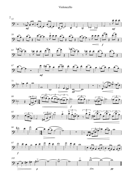 Sonata No. 1 for Cello and Piano (Cello Part)
