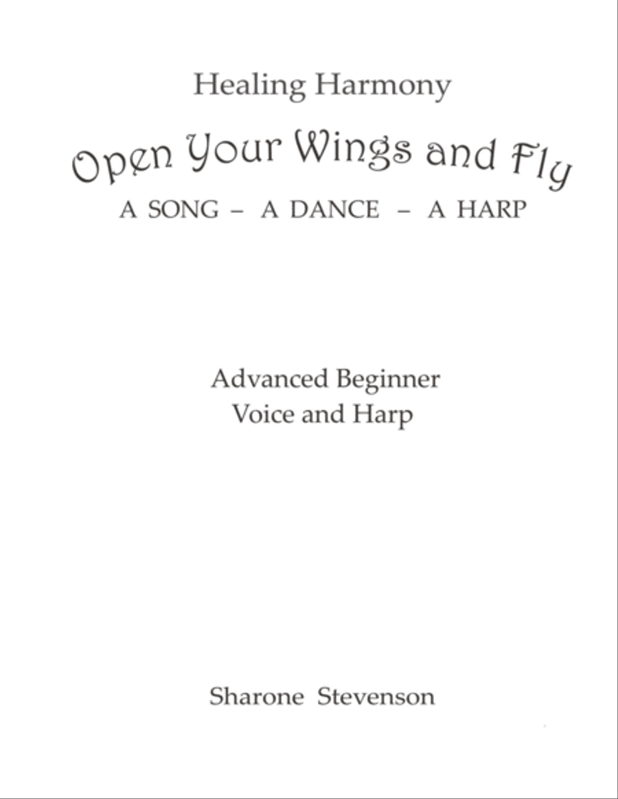 Open Your Wings and Fly Open Your Wings and Fly Celtic Harp scores gallery preview page 5