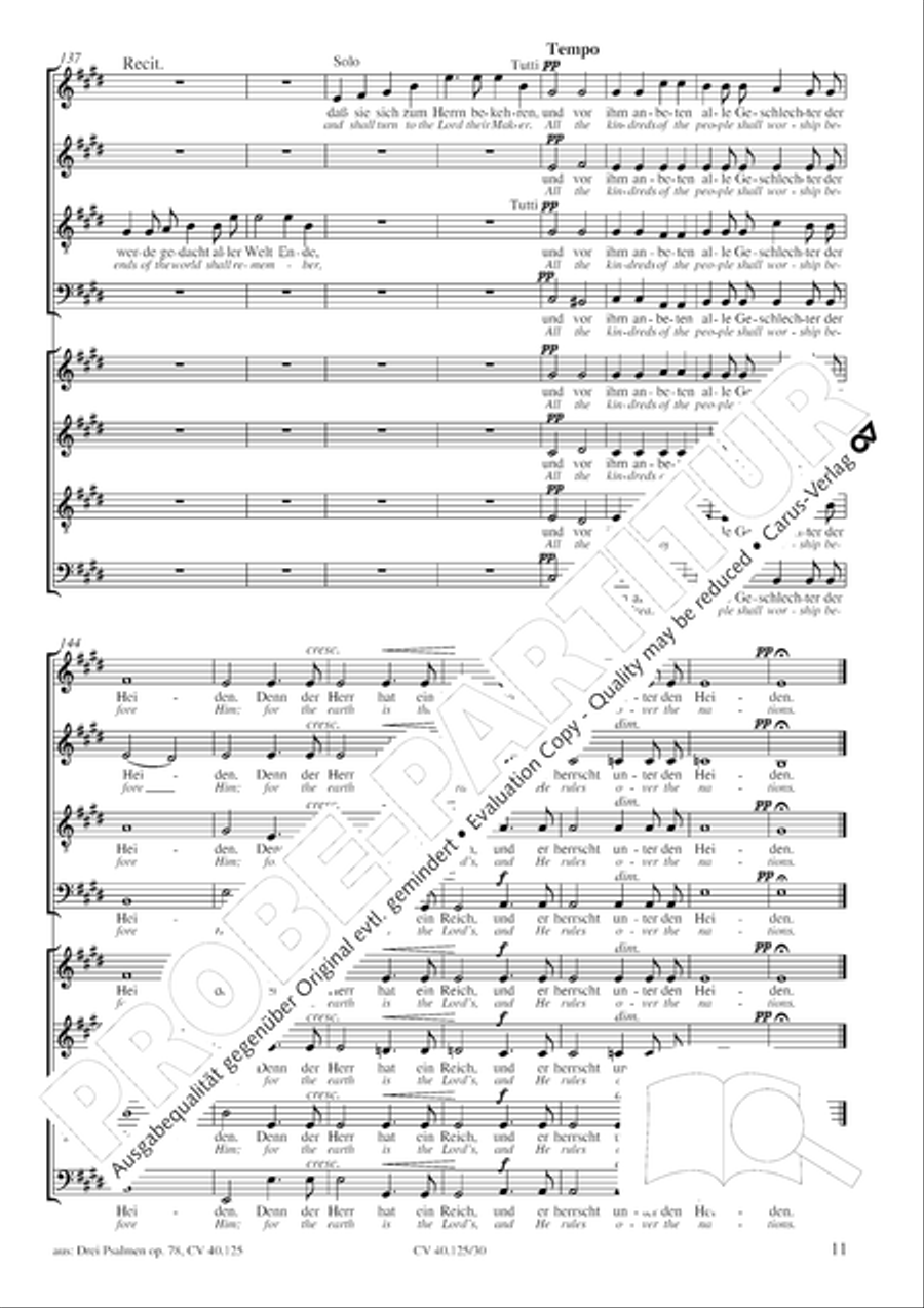 My God, where hast Thou me forsaken? 4-Part scores gallery preview page 12
