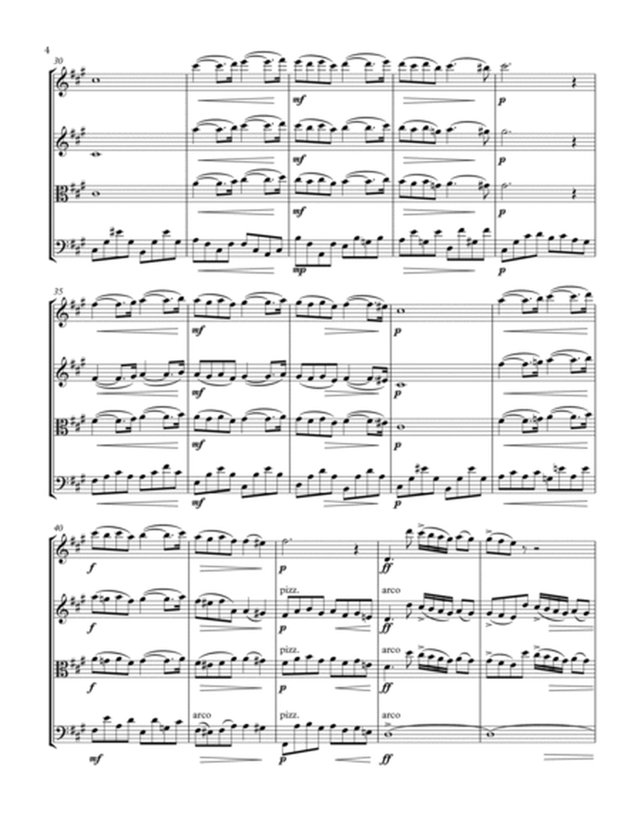 PAVANE Op. 50 by Fauré, String Trio, Intermediate Level for 2 violins and cello or violin, viola and image number null
