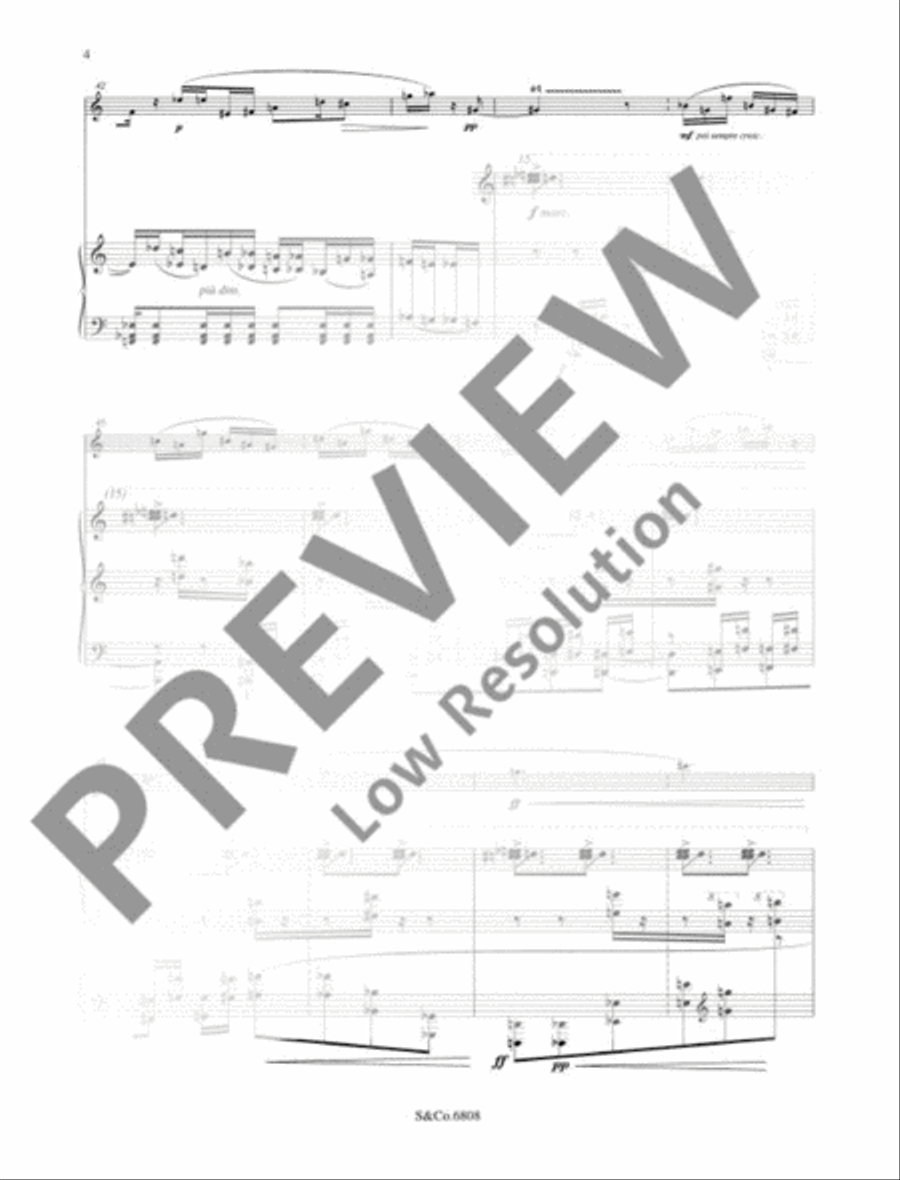 Sonata Trumpet Solo scores gallery preview page 7