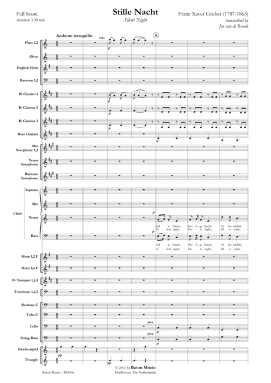 Stille Nacht Stille Nacht Choir scores gallery preview page 2