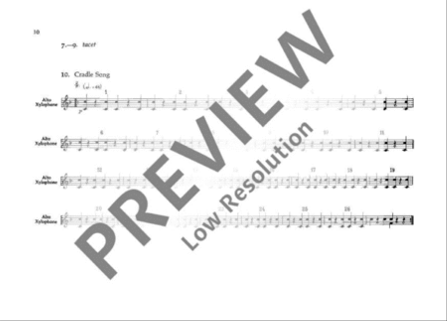 The Christmas Story Glockenspiel scores gallery preview page 11