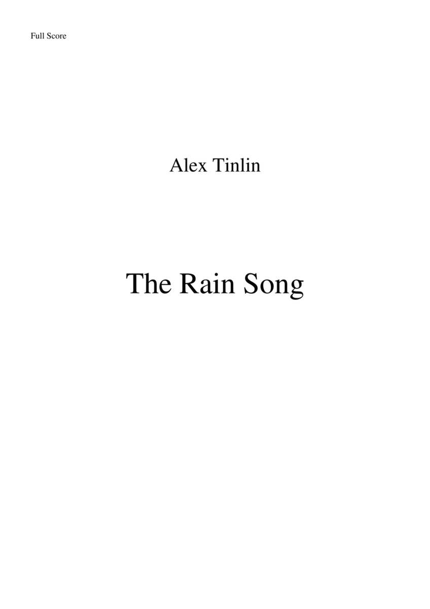 The Rain Song image number null