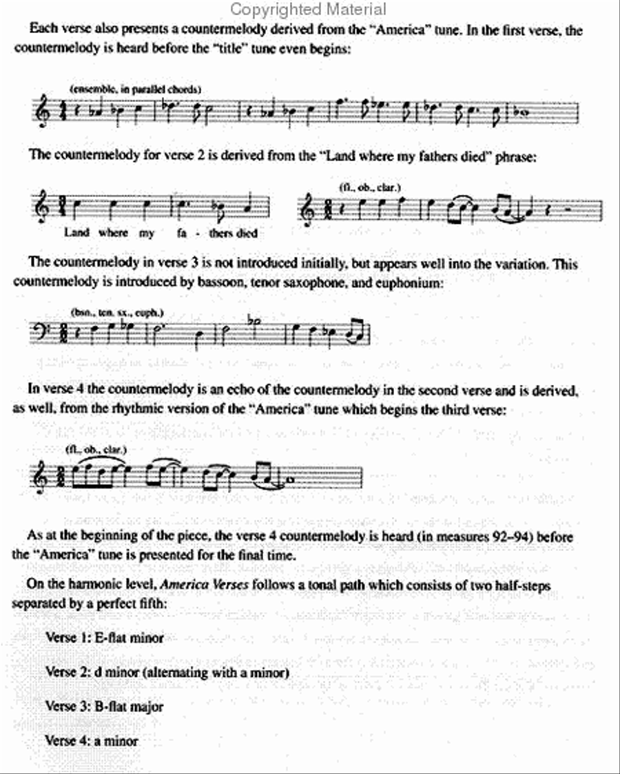 America Verses America Verses Concert Band scores gallery preview page 3