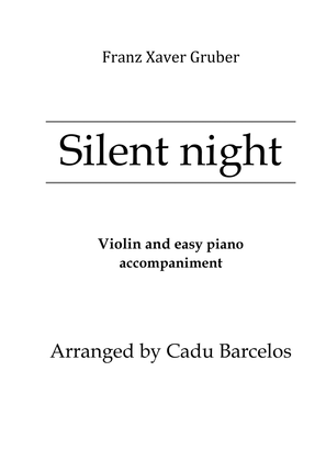 Silent Night - Violin and easy piano