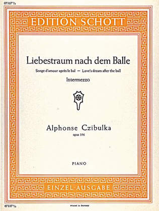 Liebestraum nach dem Balle, Op. 356