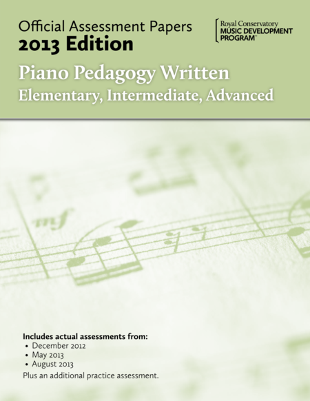 Official Examination Papers: Piano Pedagogy