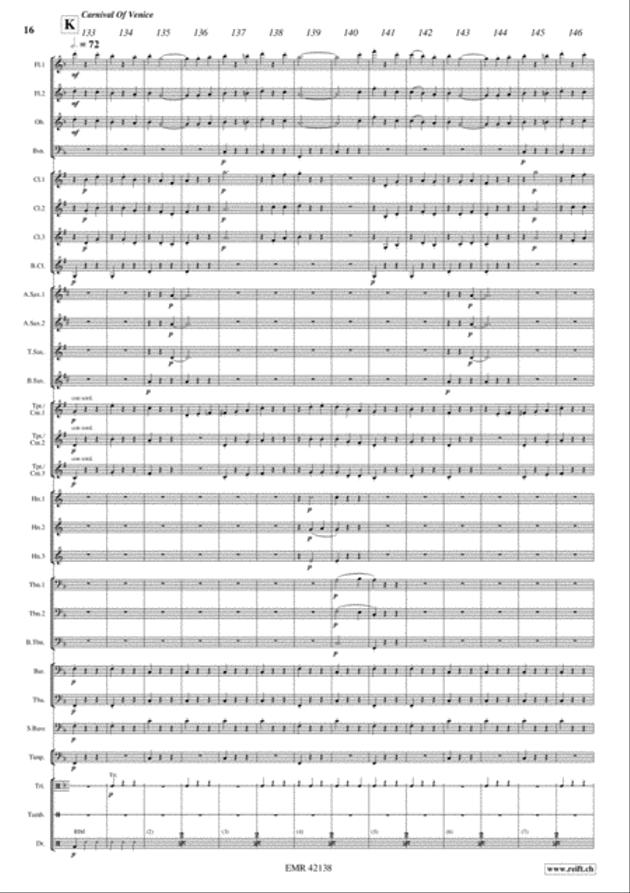 Greetings From Italy Concert Band scores gallery preview page 9