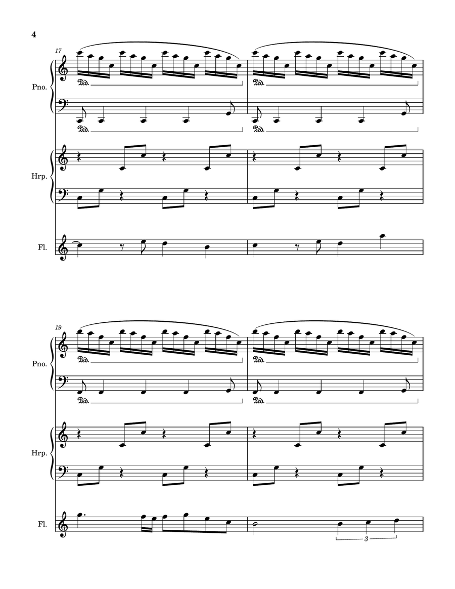 Windy Day, Op. 6 Flute scores gallery preview page 4