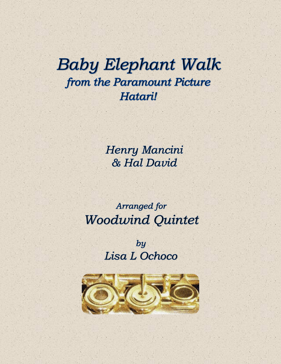 Book cover for Baby Elephant Walk from the Paramount Picture HATARI!