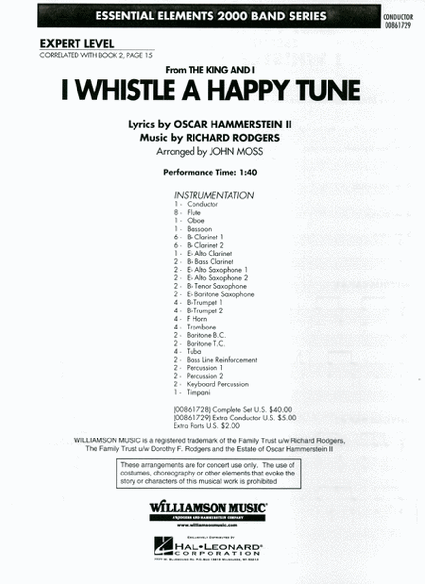 I Whistle a Happy Tune image number null