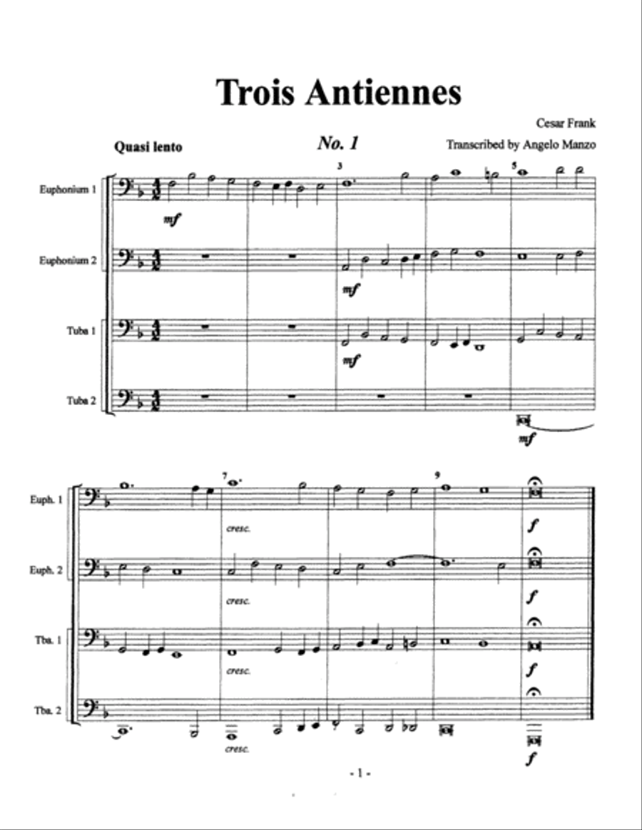 Trois Antiennes Trois Antiennes EETT scores gallery preview page 2