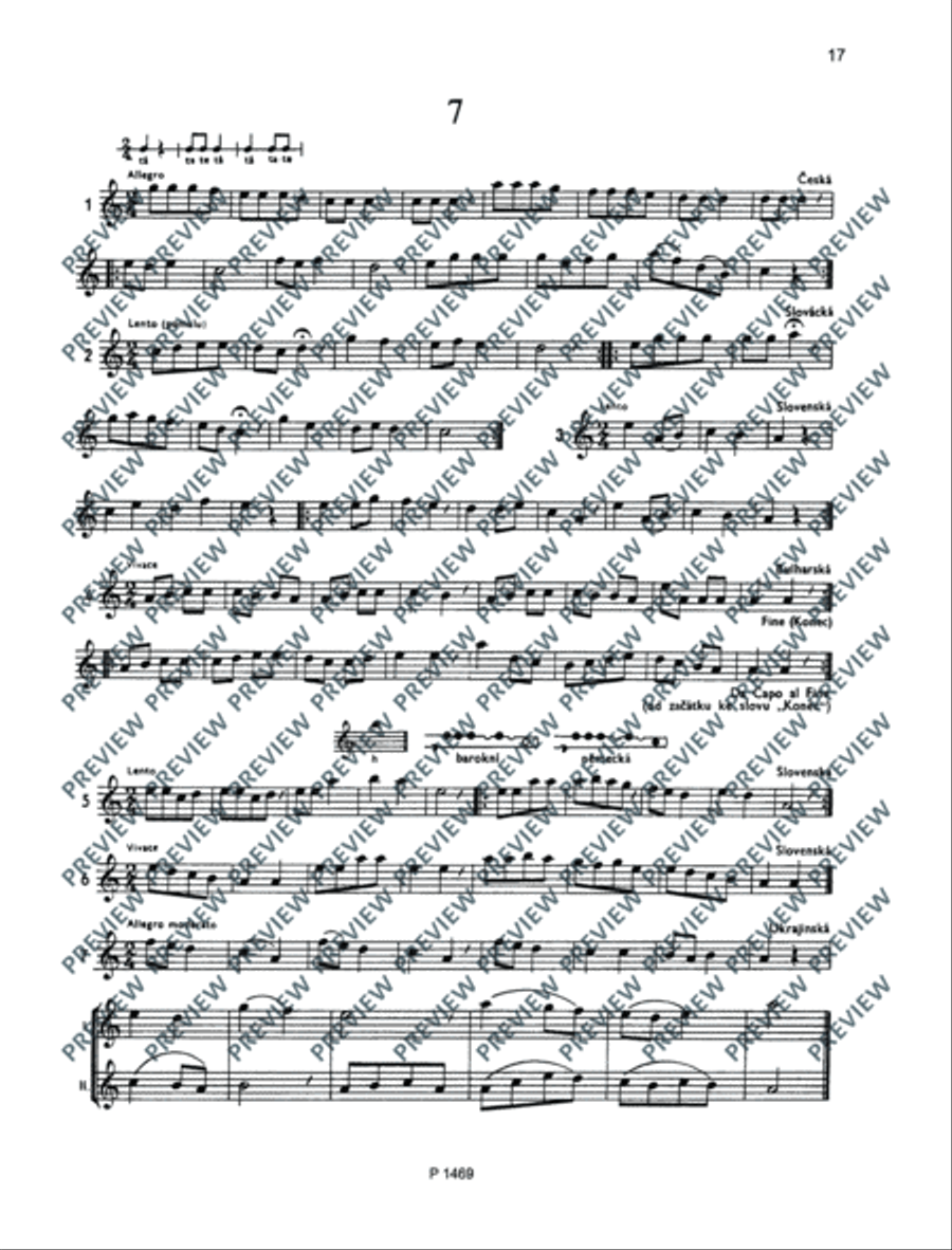 School for Treble Recorder Alto Recorder scores gallery preview page 18