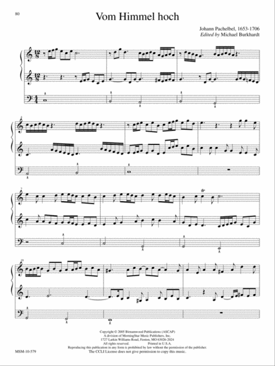 Music for a Celebration, Set 4 Organ scores gallery preview page 12